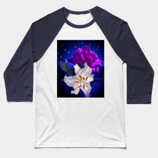 Magic Flowers Baseball T-Shirt